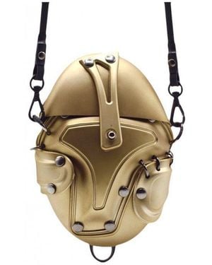 Innerraum Egg Studded Shell Cross-body Bags - Metallic