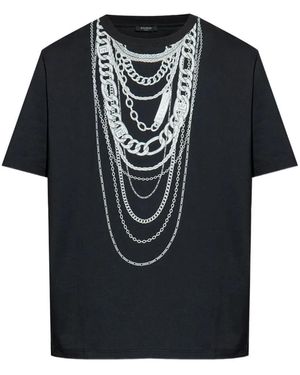 Balmain Printed T-shirt - Black