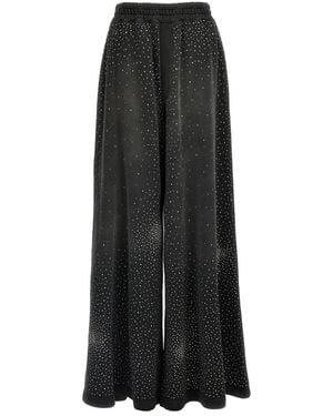 GIUSEPPE DI MORABITO Rhinestone Sweatpants - Black