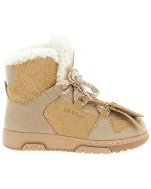 Off-White c/o Virgil Abloh 'winter' Ankle Boots - Natural