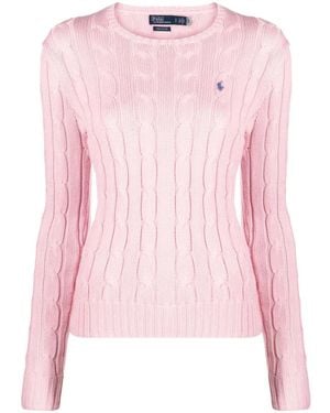 Ralph Lauren Cable-Knit Jumper - Pink