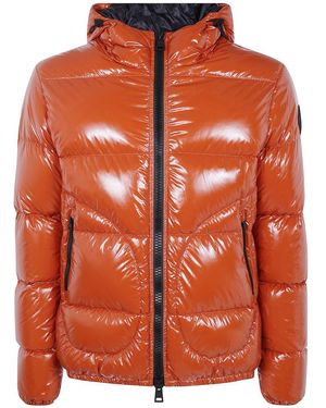 Herno "Bomber Gloss" Jacket - Orange