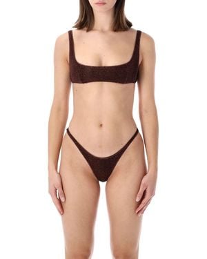 Oséree Swimwear Lumière Sportini Bikini - Natural