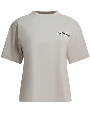 Balenciaga "masking Tape" T-shirt - White