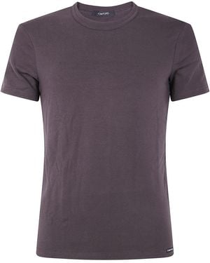 Tom Ford T-shirt Crew Clothing - Purple