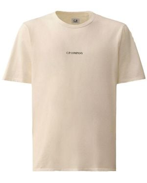 C.P. Company T-Shirts And Polos - Natural
