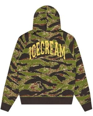 ICECREAM Cotton Hoodie - Green