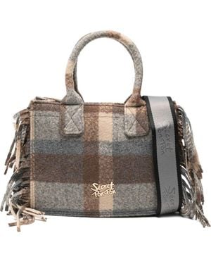 Secret Pon-pon Bags - Brown