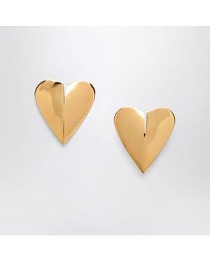 Alaïa Le Coeur Mini Earrings - White