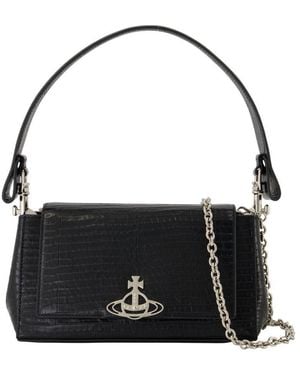 Vivienne Westwood Hazel Medium Shoulder Bag - Black