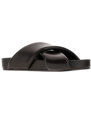 サンダル JIL SANDER Men Sandals J32WP0001 P5057 001 Black SANDAL | JIL SANDER(ジルサンダー) / シューズ レザーシューズ