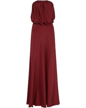 MARINELLA PICCINNO Silvia Silk Dress - Red