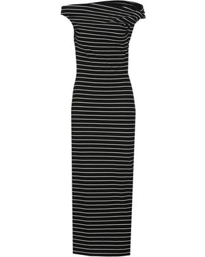 MSGM Viscose Dress - Black