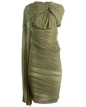 Magda Butrym Draped Midi Dress - Green
