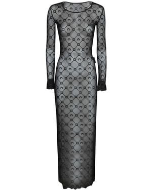 Marine Serre Dresses - Gray