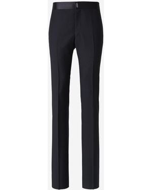 Givenchy Satin Belt Trousers - Blue