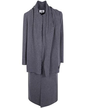 MM6 by Maison Martin Margiela Coat - Blue