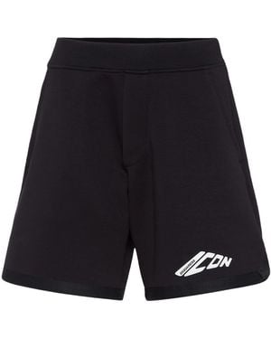 DSquared² D2 Icon New Generation Sweat Shorts - Blue