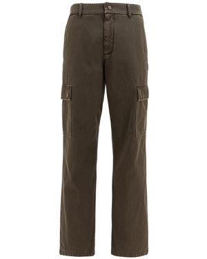 Burberry Straight Leg Cargo Trousers For - Brown