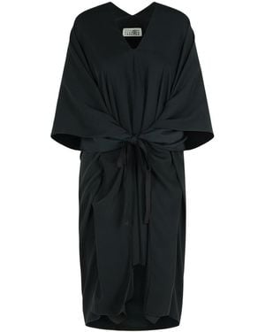 ワンピース MM6 MAISON MARGIELA LOGO PRINT CHEMISIER DRESS MM6 Maison Margiela Logo Print Chemisier Dress | italist