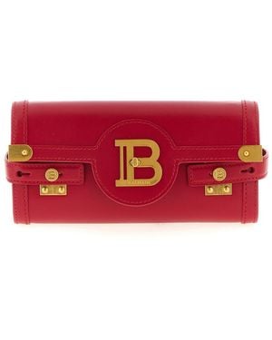 Balmain 'B-Buzz 23' Clutch - Red