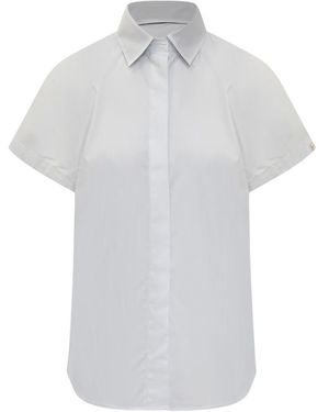Herno Monog Poplin Blouse - White