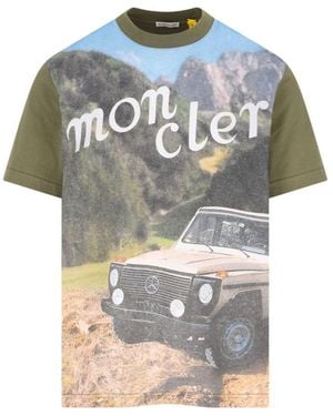 Moncler Genius X Mercedes-Benz By Nigo Logo T-Shirt - Gray