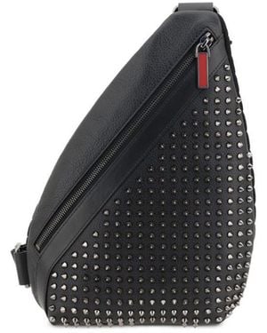 Christian Louboutin Funky Slingback Leather Backpack - Black