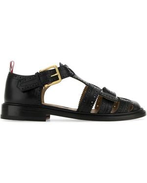 Thom Browne Scarpe Stringate - Black