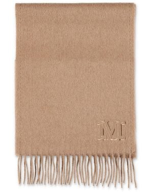 Max Mara Monogram Camelwool Camel Stole - Natural