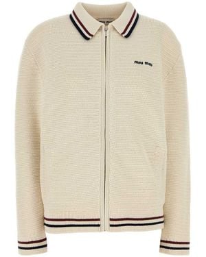 Miu Miu Knitwear - Natural
