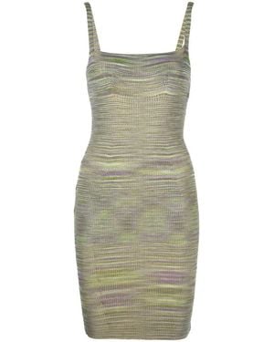 Isa Boulder Ripped Seams Dress Clothing - Green