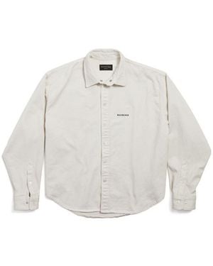 Balenciaga Large Fit Shirt - White