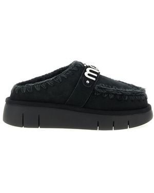 Mou 'Bounce Clog' Sabots - Black