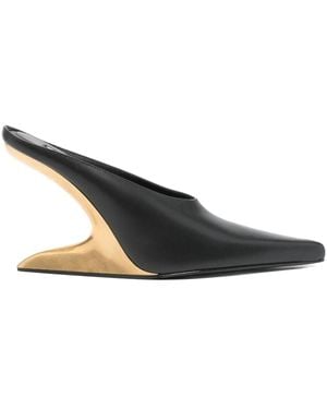 Alexander Wang Boomerang 105Mm Wedge Mule Shoes - Blue