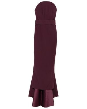 Solace London Citra Long Dress - Purple
