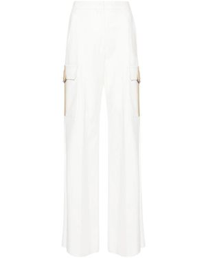 Max Mara Cargo Suit Trousers - White