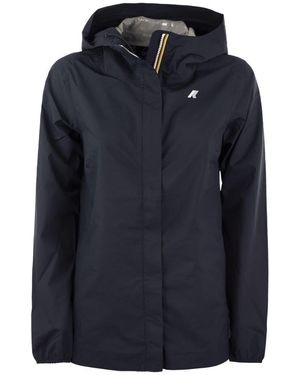 K-Way Marguerite Stretch - Hooded Jacket - Black
