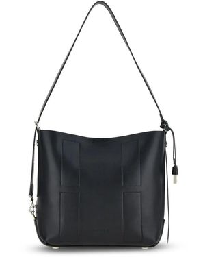 Hogan Hocket Small Hobo Bags - Black