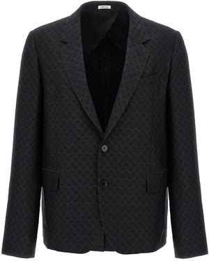 McQueen 'Skull' Blazer - Black