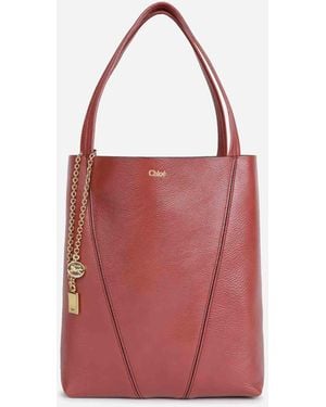 Chloé Spin Tote Bag - Red