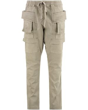 Rick Owens Cotton Cargo-Trousers - Natural