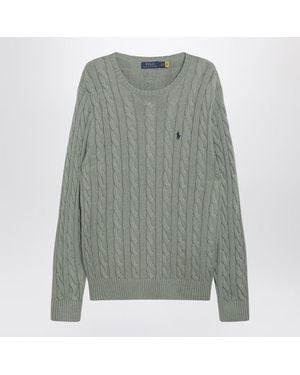 Polo Ralph Lauren Cable-Knit Sweater - Gray
