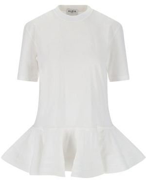 Alaïa T-Shirts And Polos - White