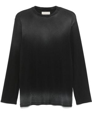 Paura Cassio Ribbed Longsleeve - Black