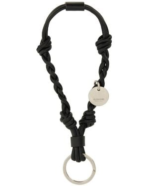Jil Sander Keychain "Tangle" - Black