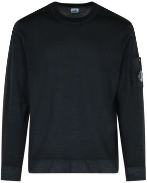 C.P. Company Black Wool Jumper