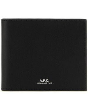 A.P.C. Small Leather Goods - Black