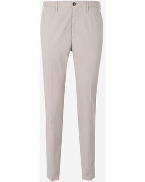 Incotex Cotton Chino Trousers - Grey
