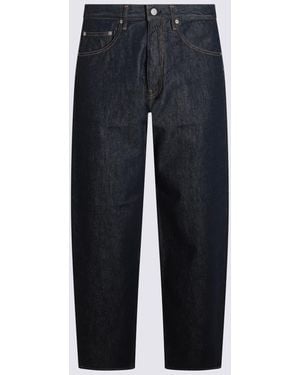 AURALEE Dark Cotton Jeans - Blue